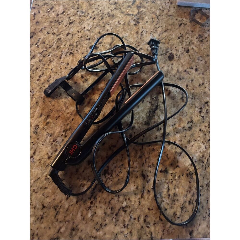 CHI Black Hair Straightener Flat Iron